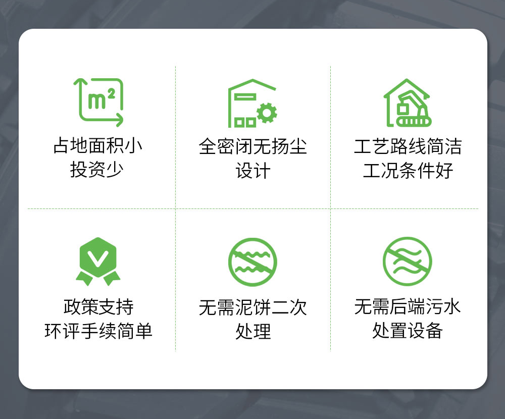 高清洁四级分选干法建筑垃圾处理线
